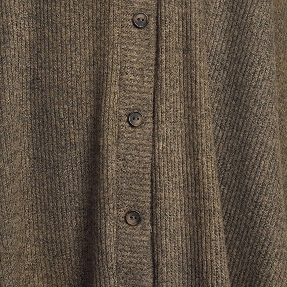 Sweet Comfort Olive Green Button-Front Dress - Picture 6 of 6